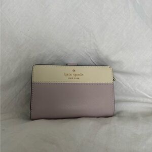 Kate Spade Cream and Lavender Wallet